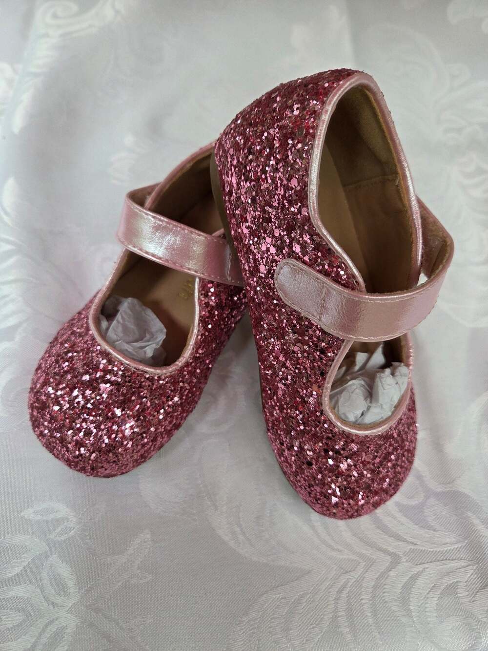 Pink Glitter Toddler Mary Jane Dress Shoes